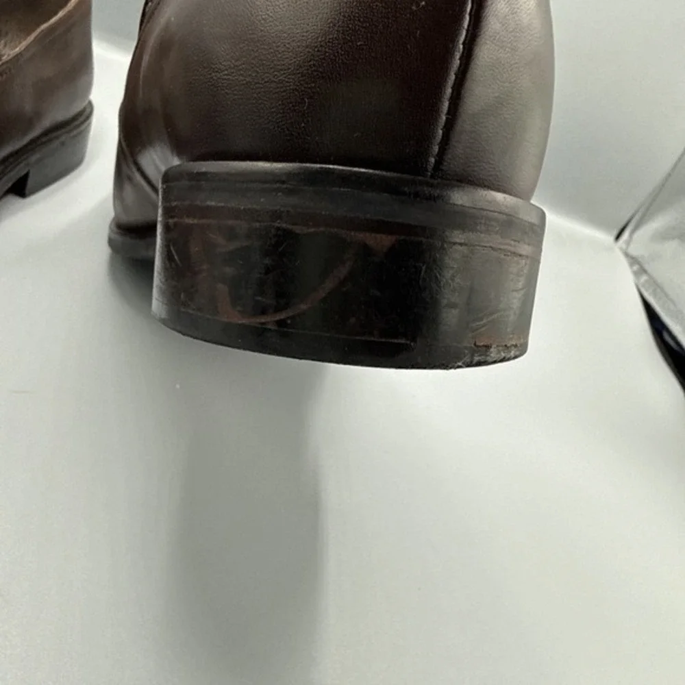 Banana Republic Men's Brown Leather Slip‎ On Loafer Size 12